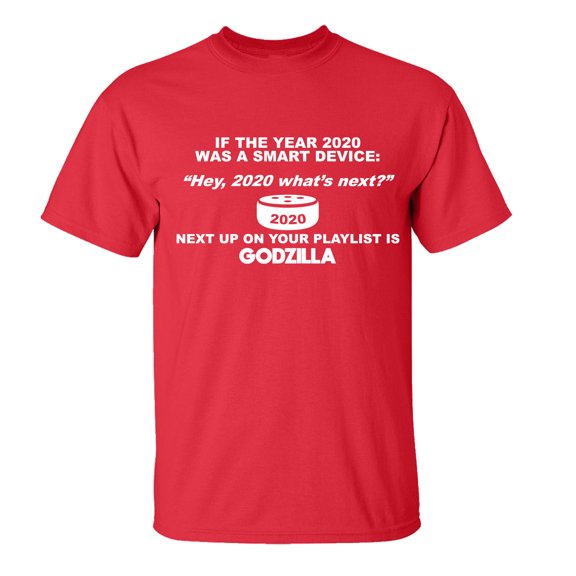 If 2020 Was A Smart Device Unisex Short Sleeve T-shirt-Red-small