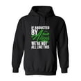 thumbnail image 1 of If Abducted By Aliens Hoodie Men -Image by Shutterstock, Male Large, 1 of 4