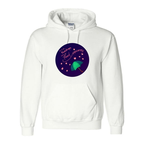 If All The Raindrops Were Heart Macarons Sweet Dessert Graphic Hoodie, up to size 5XL