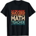 thumbnail image 1 of If At First You Don't Succeed Try Doing Funny Math Teacher T-Shirt, 1 of 5