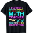 thumbnail image 1 of If At First You Don't Succeed Try Doing What Your Math Teach T-Shirt, 1 of 3
