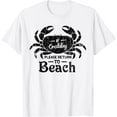 thumbnail image 1 of If Crabby Please Return To Beach Funny Summer Break Graphic T-Shirt, 1 of 3
