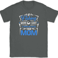 thumbnail image 1 of If Fishing Were Easy T-Shirt Funny Humor Pole Tackle Baiter Master Text Tee - Charcoal, 4XL, 1 of 1