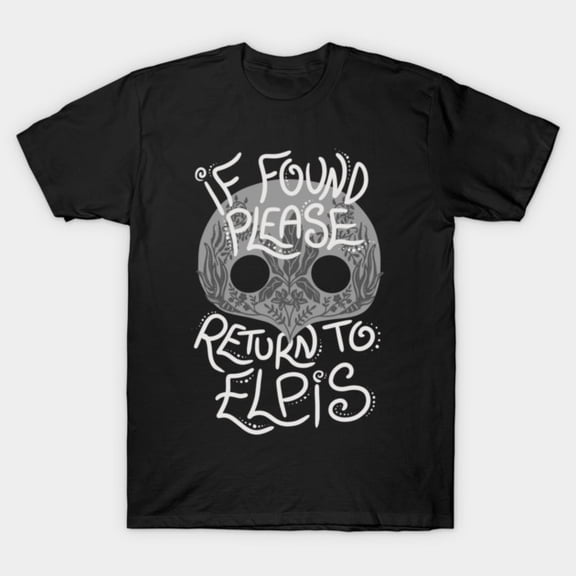 If Found please return to Elpis FFXIV Endwalker Ancient World Area Pun Unisex T-Shirt, up to size 3XL.