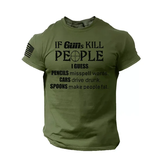 If People T-Shirt Rights Funny USA Flag