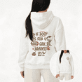 thumbnail image 1 of If God Is For Us Print Hoodie Sweatshirt Graphic Sweatshirt White Faith Gift Church S-2XL Womens Tops, 1 of 5