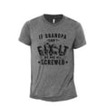 thumbnail image 1 of If Grandpa Can't Fix It We Are All Screwed Men's Modern Fit Fun Casual T-Shirt Printed Graphic Tee Heather Grey X-Large, 1 of 3