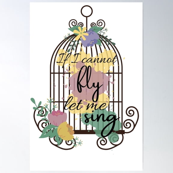 If I Cannot Fly Let Me Sing - Sweeney Todd Musical Poster Wall Art, Modern Wall Decor For Living Room Bedroom, 8x12 UNFRAMED