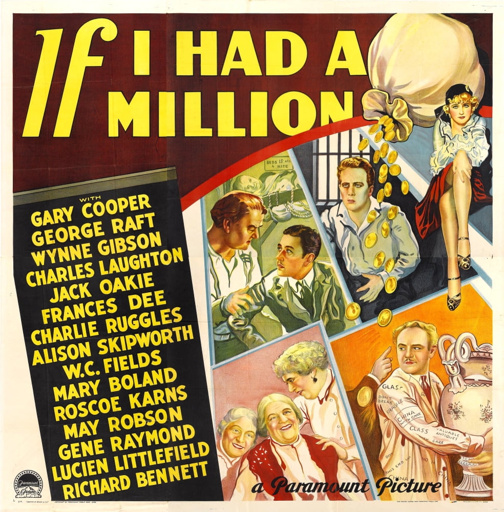 If I Had A Million Canvas Art - (11 x 17)