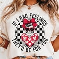 thumbnail image 1 of If I Had Feelings They'd Be For You T-shirt, Halloween Skull Shirt, Halloween Love Shirt, Halloween Tee TH090642, 1 of 5