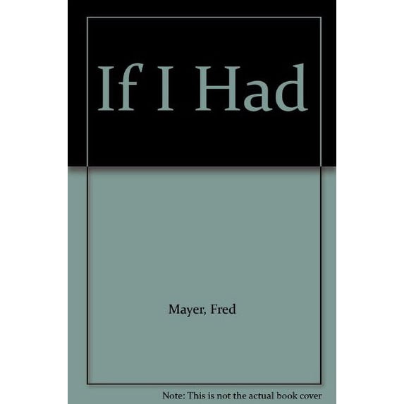 Pre-Owned If I Had Paperback