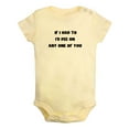 thumbnail image 1 of If I Had To, I'd Pee on Any One of You Funny Rompers Newborn Baby Bodysuits Infant Jumpsuits Kids Cotton Graphic One-Piece Outfits, 1 of 5