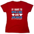 thumbnail image 1 of If I Have To Open A Box Sarcastic Humor Novelty Funny Women's Casual Tees, 1 of 3