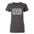 thumbnail image 1 of If I Knew I Was Going To Live This Long Sarcastic Novelty Gift Idea Adult Humor Funny Women's Casual Tees, 1 of 3