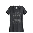 thumbnail image 1 of If I Say First Of All Run Away Women's Fashion Relaxed T-Shirt Tee Charcoal Gray Small, 1 of 3