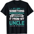 thumbnail image 1 of If I Say Something Inappropriate I Learned It From My Uncle T-Shirt, 1 of 4