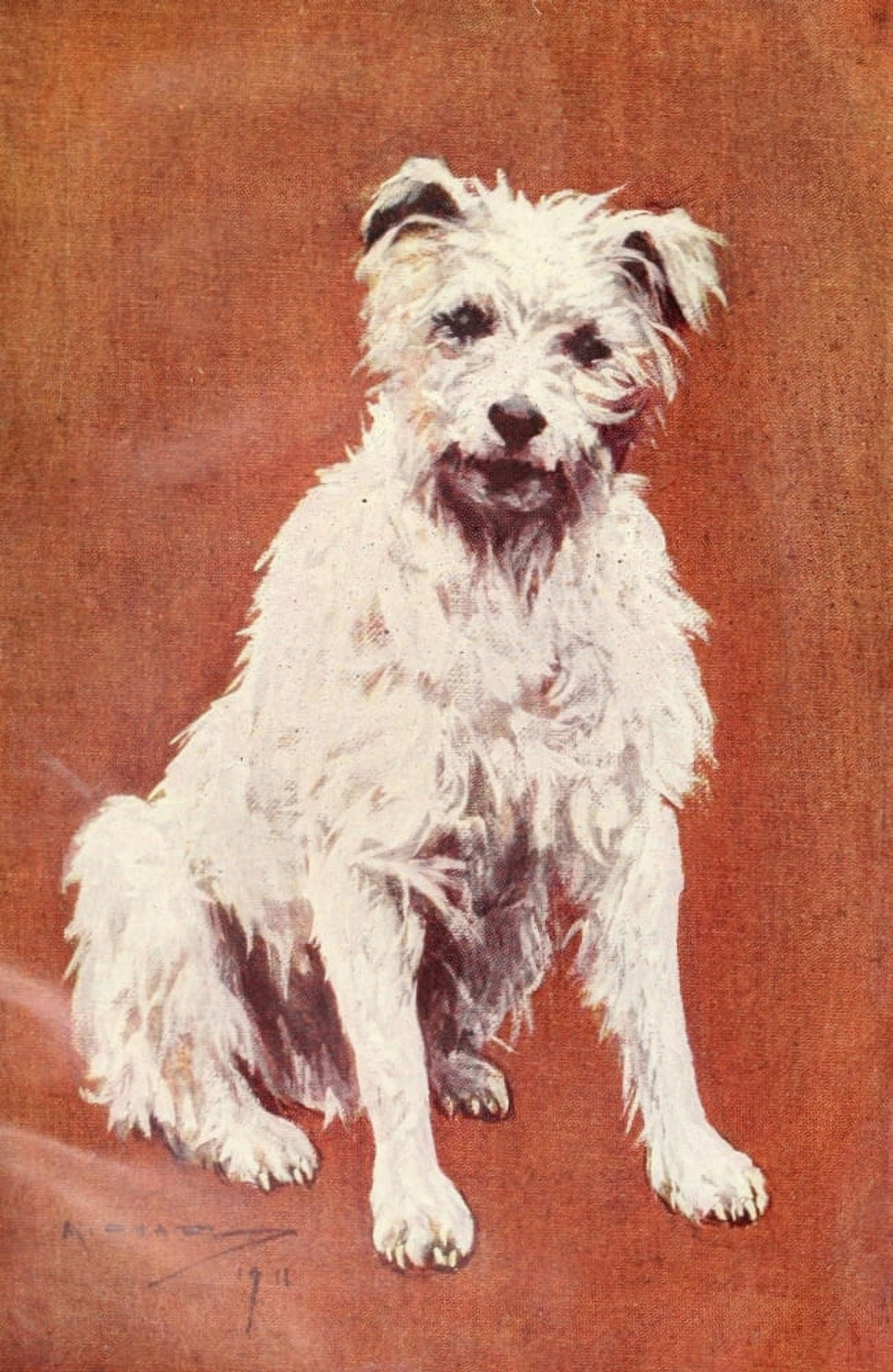 If I were the King 1911 Scruffy Canvas Art - Arthur C Michael (24 x 36)