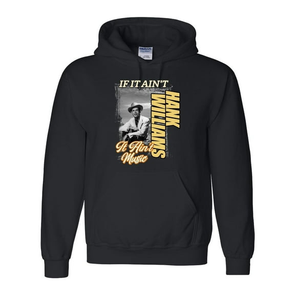 If It Ain't Hank Williams It Ain't Music Funny Country Legend Singer Icon Hoodie Unisex, up to 5XL