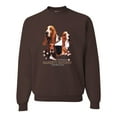 thumbnail image 1 of If It's Not a Bassett Hound Its Just a Dog Gift | Mens Dog Lover Crewneck Graphic Sweatshirt, Brown, 3XL, 1 of 3