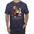 thumbnail image 1 of If It's Not a Bassett Hound Its Just a Dog Gift | Mens Dog Lover Graphic T-Shirt, Vintage Heather Navy, 2XL, 1 of 3
