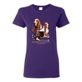 thumbnail image 1 of If It's Not a Bassett Hound Its Just a Dog Gift | Womens Dog Lover Graphic T-Shirt, Purple, X-Large, 1 of 3