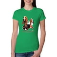 thumbnail image 1 of If It's Not a Bassett Hound Its Just a Dog Gift | Womens Dog Lover Slim Fit Junior Tee, Kelly, 2XL, 1 of 3