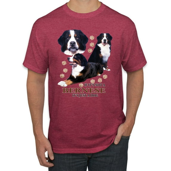 If It's Not a Bernese It's Just a Gift | Mens Lover Graphic T-Shirt, Vintage Heather Red, 2XL