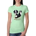thumbnail image 1 of If It's Not a Bernese It's Just a Gift | Womens Lover Slim Fit Junior Tee, Mint, Small, 1 of 3