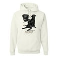 thumbnail image 1 of If It's Not a Black Lab It's Just a Dog Gift | Mens Dog Lover Hooded Sweatshirt Graphic Hoodie, White, Large, 1 of 3