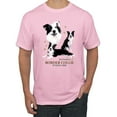 thumbnail image 1 of If It's Not a Border Collie It's Just a Dog Gift | Mens Dog Lover Graphic T-Shirt, Light Pink, Medium, 1 of 3