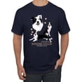 thumbnail image 1 of If It's Not a Border Collie It's Just a Dog Gift | Mens Dog Lover Graphic T-Shirt, Navy, Large, 1 of 3