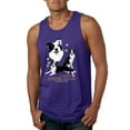 thumbnail image 1 of If It's Not a Border Collie It's Just a Dog Gift | Mens Dog Lover Graphic Tank Top, Purple, Medium, 1 of 3