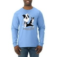 thumbnail image 1 of If It's Not a Border Collie It's Just a Dog Gift | Mens Dog Lover Long Sleeve T-Shirt, Light Blue, Medium, 1 of 3