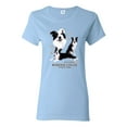 thumbnail image 1 of If It's Not a Border Collie It's Just a Dog Gift | Womens Dog Lover Graphic T-Shirt, Light Blue, X-Large, 1 of 3