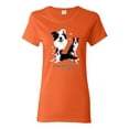 thumbnail image 1 of If It's Not a Border Collie It's Just a Dog Gift | Womens Dog Lover Graphic T-Shirt, Orange, 2XL, 1 of 3