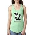 thumbnail image 1 of If It's Not a Border Collie It's Just a Dog Gift | Womens Dog Lover Jersey Racerback Tank Top, Mint, Small, 1 of 3