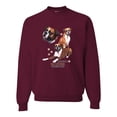 thumbnail image 1 of If It's Not a Boxer It's Just a Dog Gift | Mens Dog Lover Crewneck Graphic Sweatshirt, Maroon, 3XL, 1 of 3