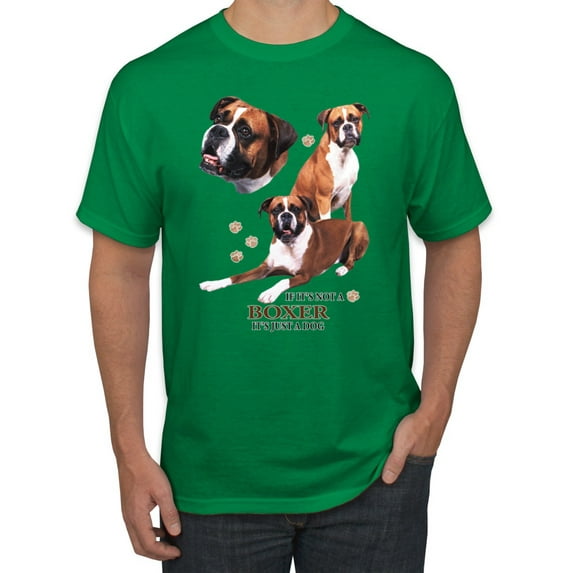 If It's Not a Boxer It's Just a Dog Gift | Mens Dog Lover Graphic T-Shirt, Kelly, 3XL