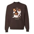 thumbnail image 1 of If It's Not a Collie It's Just a Dog Gift | Mens Dog Lover Crewneck Graphic Sweatshirt, Brown, 3XL, 1 of 4