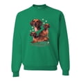 thumbnail image 1 of If It's Not a Dachshund It's Just a Dog Gift | Mens Dog Lover Crewneck Graphic Sweatshirt, Kelly, 3XL, 1 of 3
