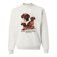thumbnail image 1 of If It's Not a Dachshund It's Just a Dog Gift | Mens Dog Lover Crewneck Graphic Sweatshirt, White, 2XL, 1 of 3