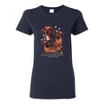 thumbnail image 1 of If It's Not a Dachshund It's Just a Dog Gift | Womens Dog Lover Graphic T-Shirt, Navy, Medium, 1 of 3