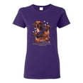 thumbnail image 1 of If It's Not a Dachshund It's Just a Dog Gift | Womens Dog Lover Graphic T-Shirt, Purple, Large, 1 of 3