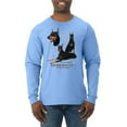 thumbnail image 1 of If It's Not a Doberman It's Just a Dog Gift | Mens Dog Lover Long Sleeve T-Shirt, Light Blue, Medium, 1 of 3