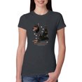 thumbnail image 1 of If It's Not a Doberman It's Just a Dog Gift | Womens Dog Lover Slim Fit Junior Tee, Dark Grey, Small, 1 of 3