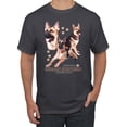 thumbnail image 1 of If It's Not a German Shepherd It's Just a Dog Gift | Mens Dog Lover Graphic T-Shirt, Charcoal, Medium, 1 of 3