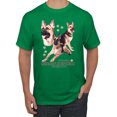 thumbnail image 1 of If It's Not a German Shepherd It's Just a Dog Gift | Mens Dog Lover Graphic T-Shirt, Kelly, Medium, 1 of 3