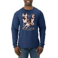 thumbnail image 1 of If It's Not a German Shepherd It's Just a Dog Gift | Mens Dog Lover Long Sleeve T-Shirt, Navy, 2XL, 1 of 3