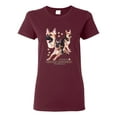 thumbnail image 1 of If It's Not a German Shepherd It's Just a Dog Gift | Womens Dog Lover Graphic T-Shirt, Maroon, Medium, 1 of 3