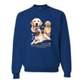thumbnail image 1 of If It's Not a Golden Retriever It's Just a Dog Gift | Mens Dog Lover Crewneck Graphic Sweatshirt, Royal, Small, 1 of 3